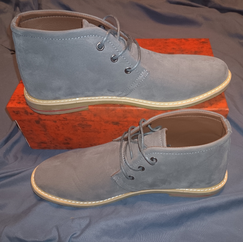 Men's Giraldi grey chukka boots